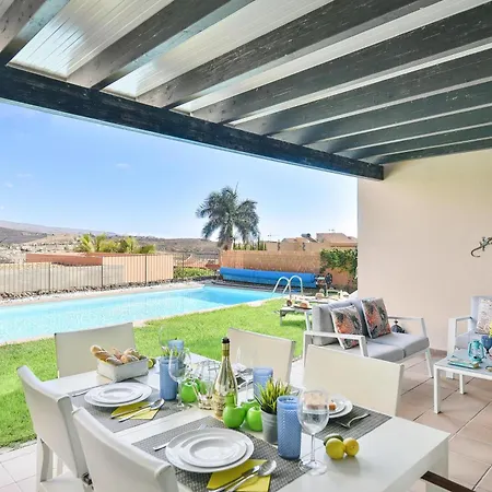 Salobre Golf Siete Luxury Retreat In Gran Canaria Private Outdoor Heatable Pool Bbq Facilities Shaded Outdoor Dining Area Salobre,