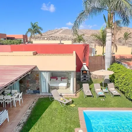 别墅 Salobre Golf Siete Luxury Retreat In Gran Canaria Private Outdoor Heatable Pool Bbq Facilities Shaded Outdoor Dining Area Salobre, 大加那利岛拉斯帕尔马斯