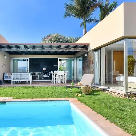 Salobre Golf Siete Luxury Retreat In Gran Canaria Private Outdoor Heatable Pool Bbq Facilities Shaded Outdoor Dining Area Salobre,