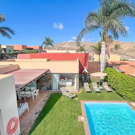 别墅 Salobre Golf Siete Luxury Retreat In Gran Canaria Private Outdoor Heatable Pool Bbq Facilities Shaded Outdoor Dining Area Salobre, 大加那利岛拉斯帕尔马斯